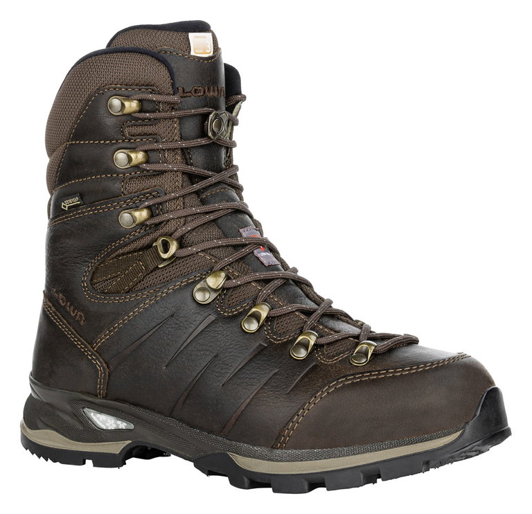 Lowa Winterstiefel Yukon Ice II GTX (Glattleder, PrimaLoft Isolation, wasserdicht) dunkelbraun Damen